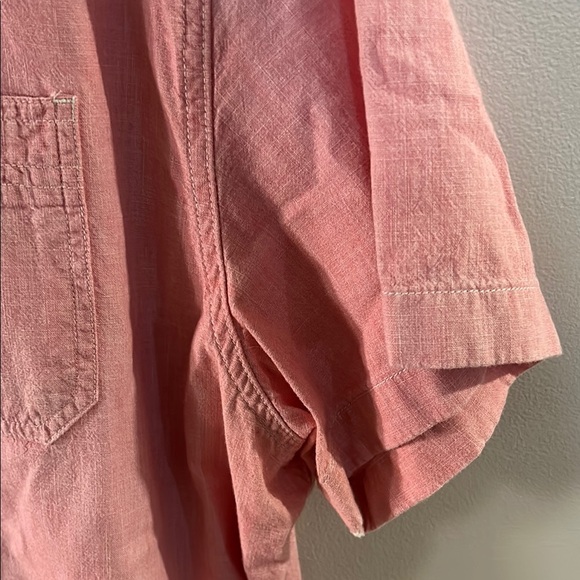 Old Navy Pink Casual Button Down Shirt Relaxed Fit - Picture 5 of 9